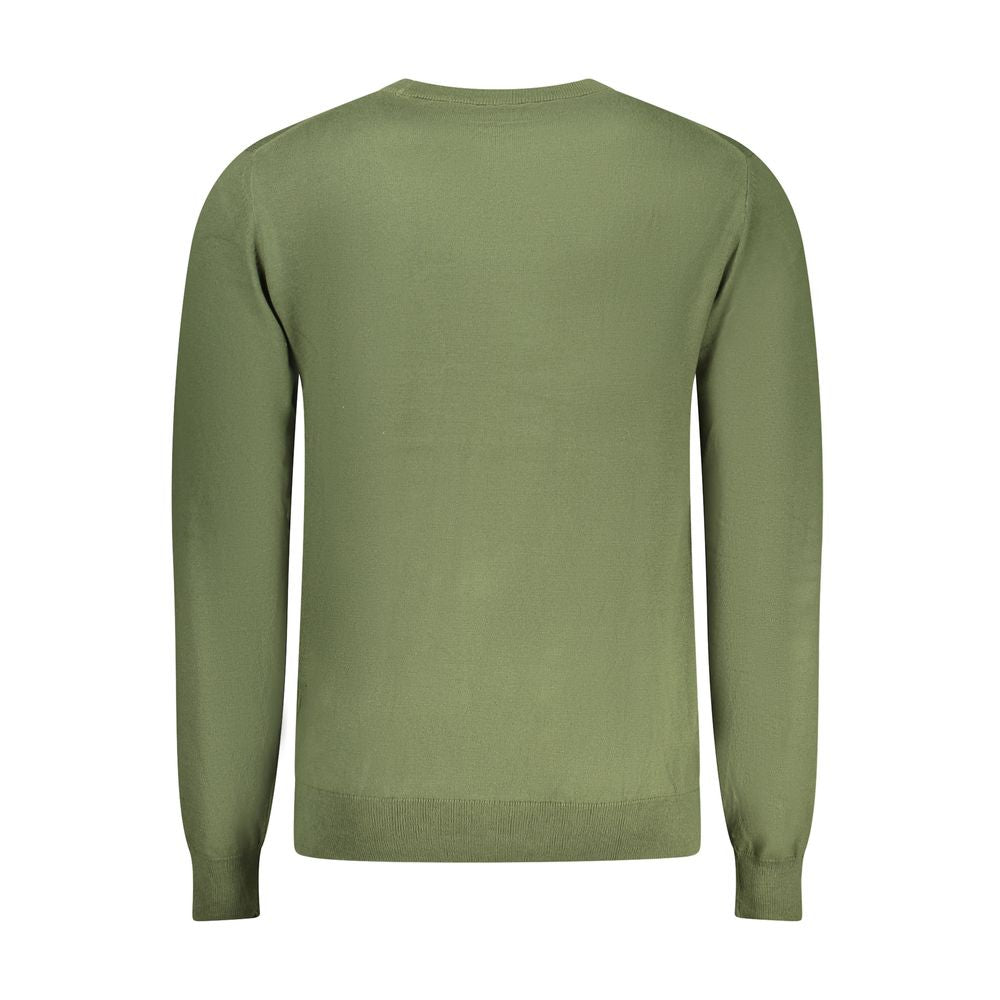 Accademia Militare Verde Cotton Men's Sweater - Luxe Nova