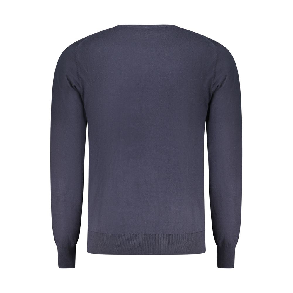 Accademia Militare Blue Cotton Men's Sweater - Luxe Nova