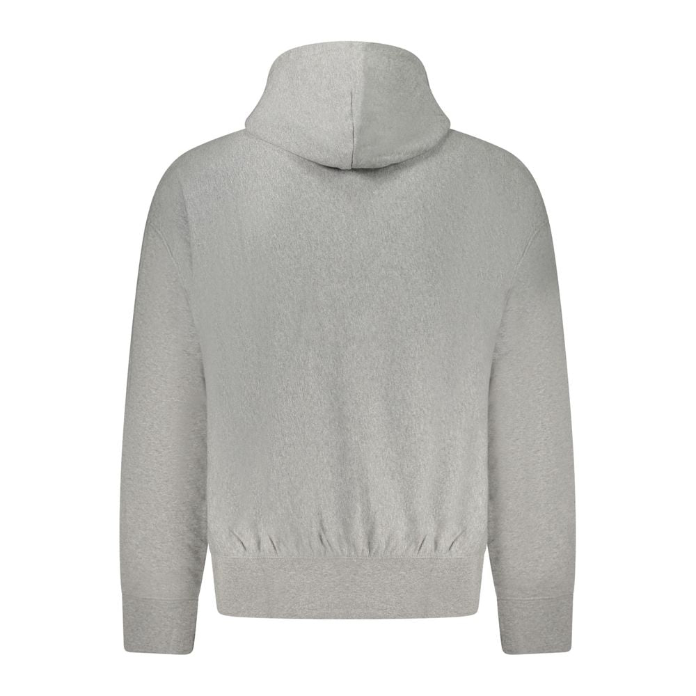 Calvin Klein Gray Cotton Men Sweatshirt - Luxe Nova