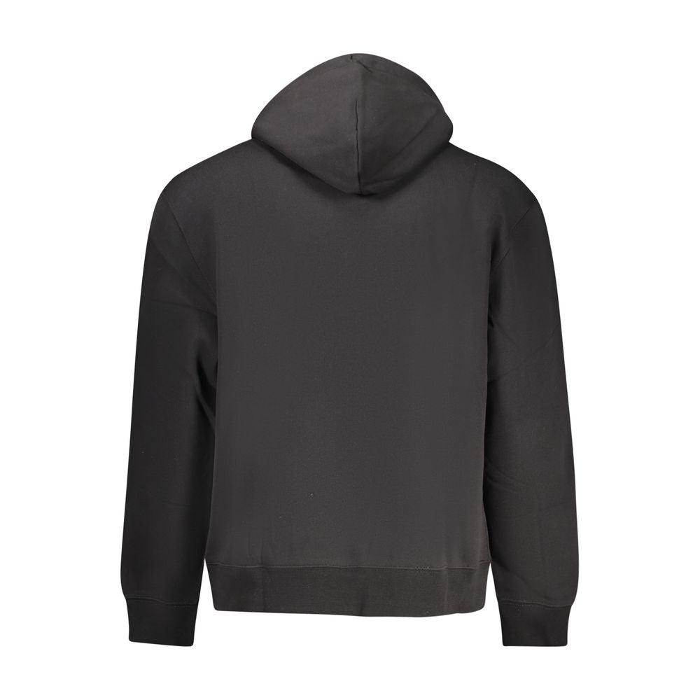 Calvin Klein Black Cotton Men's Hooded Sweatshirt - Luxe Nova