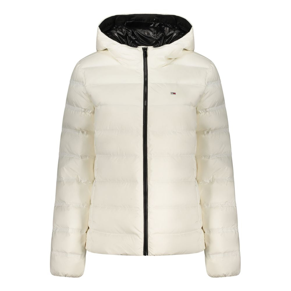 Tommy Hilfiger White Polyester Women's Jacket - Luxe Nova