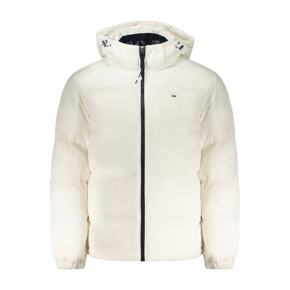 Tommy Hilfiger White Polyester Men's Jacket - Luxe Nova