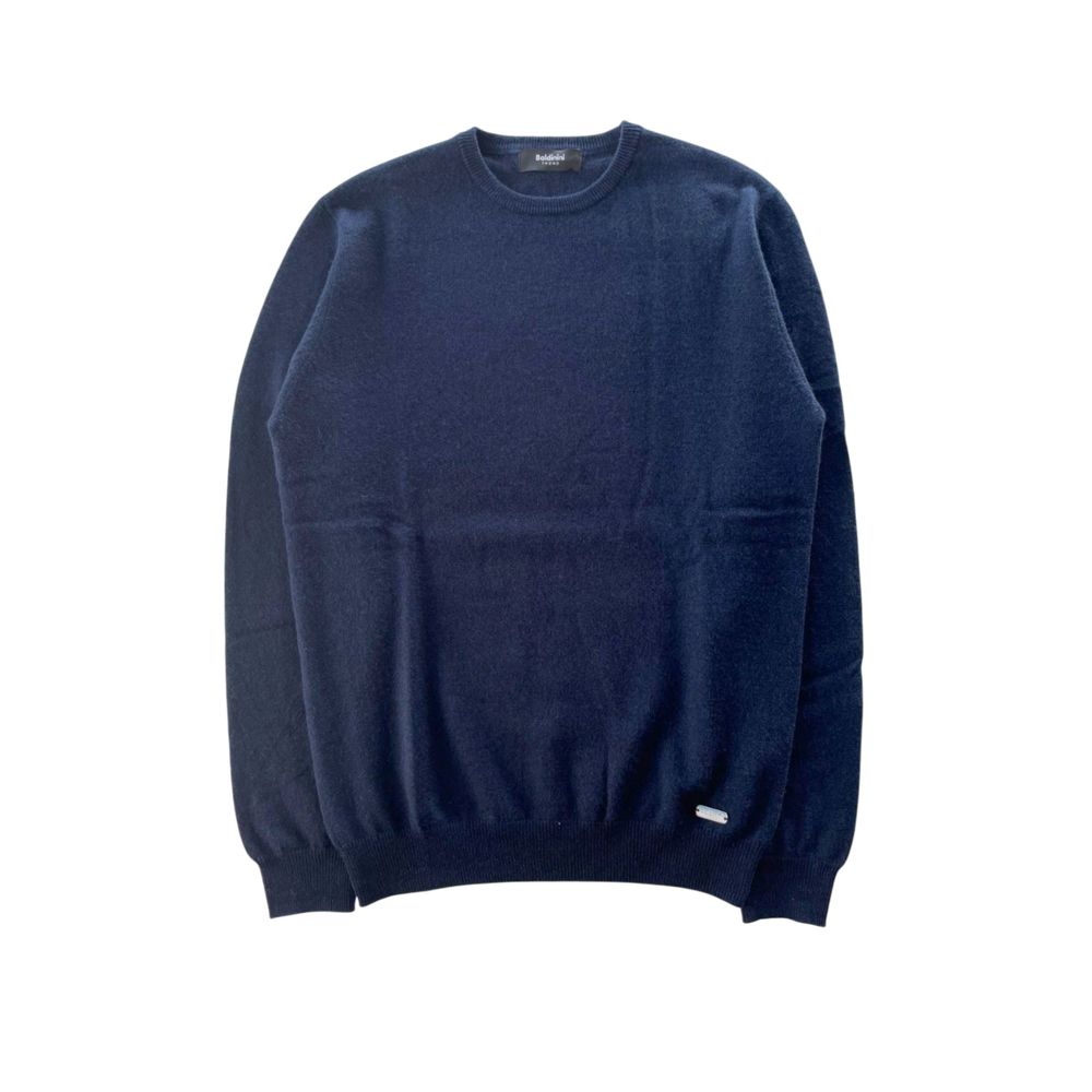 Baldinini Trend Blue Cashmere Men Sweater - Luxe Nova