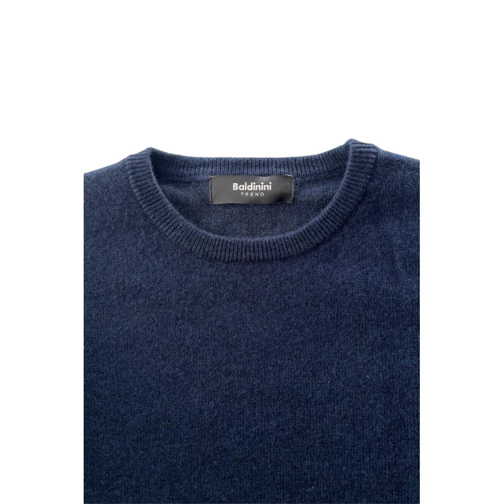 Baldinini Trend Blue Cashmere Men Sweater - Luxe Nova