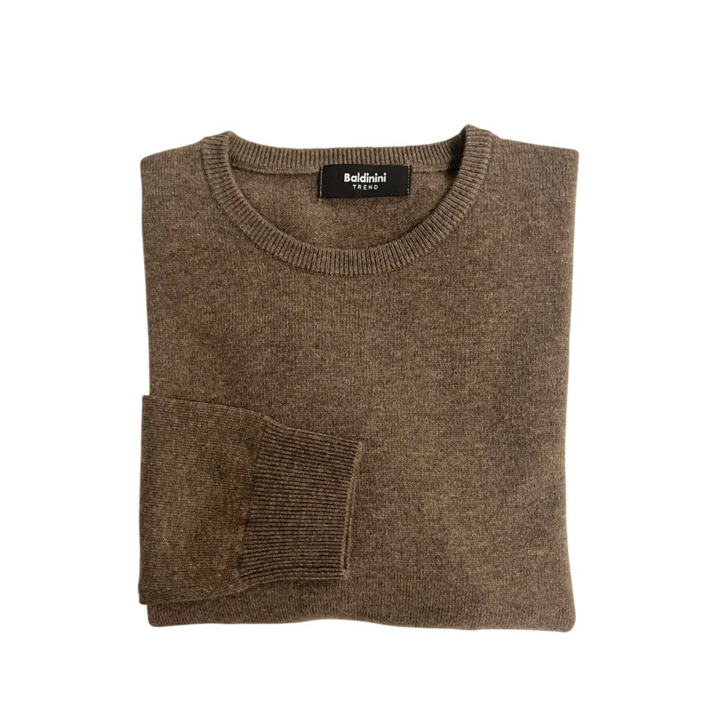 Baldinini Trend Brown Cashmere Men Sweater - Luxe Nova