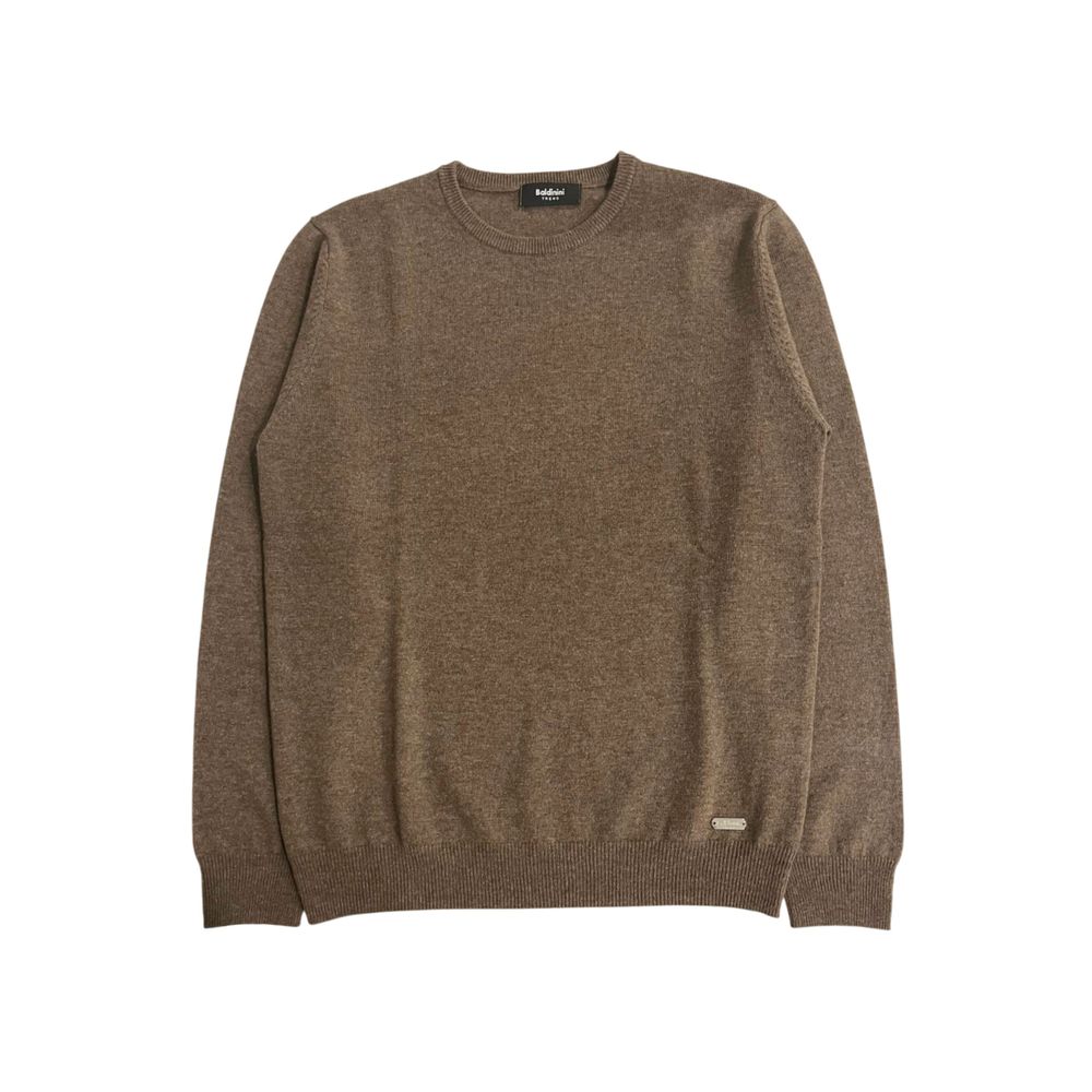 Baldinini Trend Brown Cashmere Men Sweater - Luxe Nova