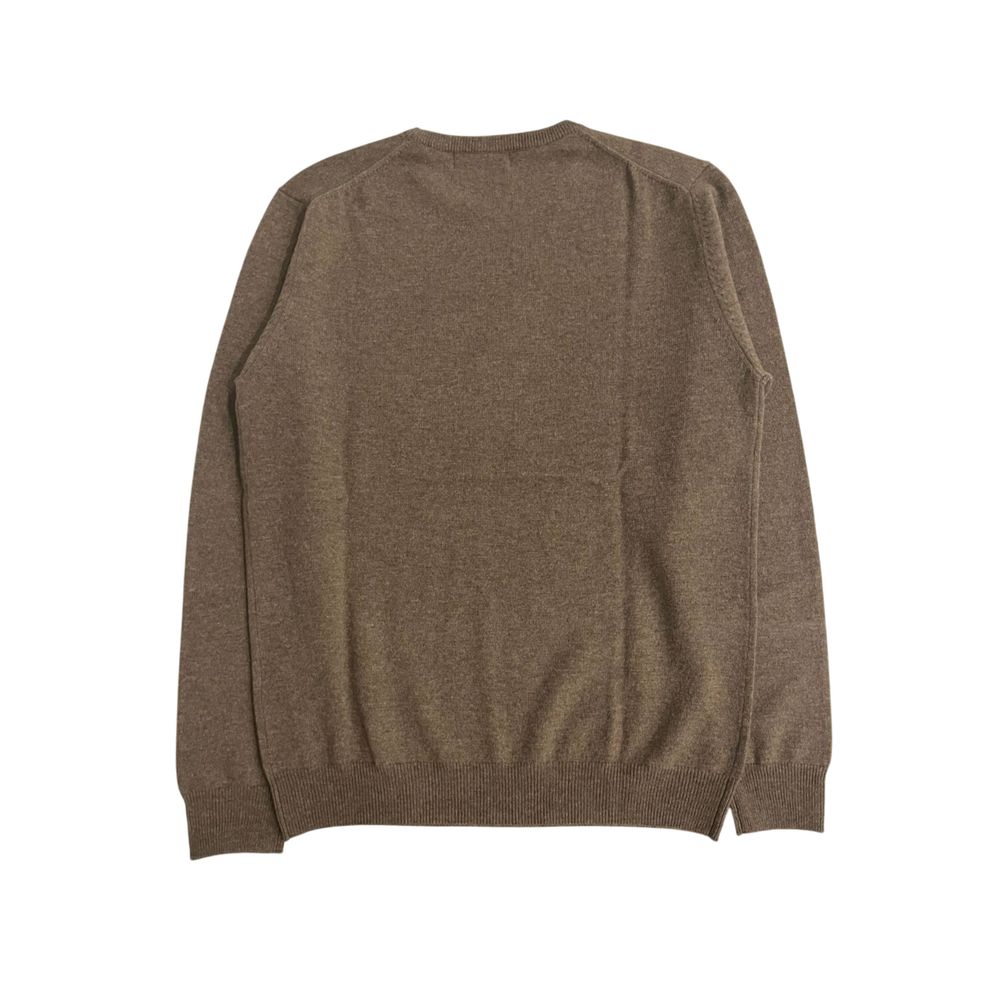 Baldinini Trend Brown Cashmere Men Sweater - Luxe Nova