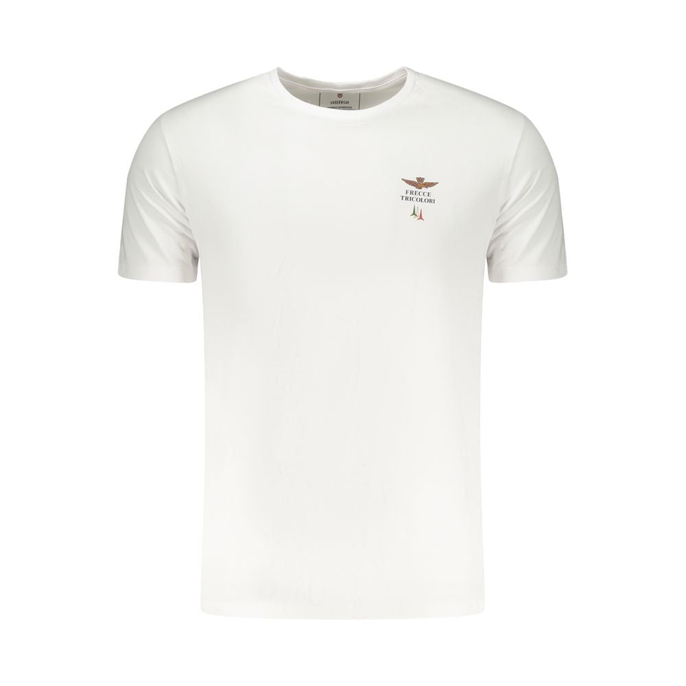 Aeronautica Militare Bianco Cotton Men's Underwear-Shirt - Luxe Nova