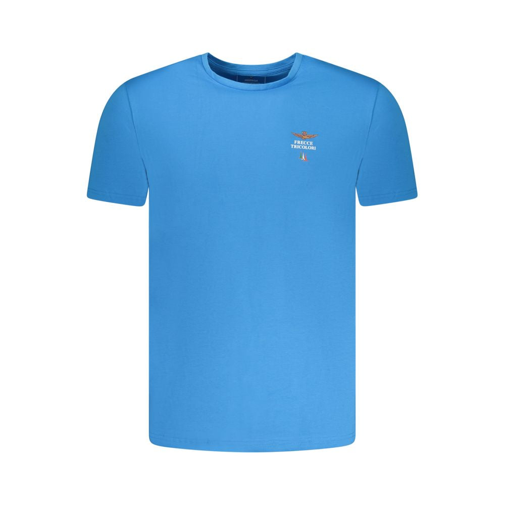 Aeronautica Militare Azzurro Cotton Men's Shirt - Luxe Nova