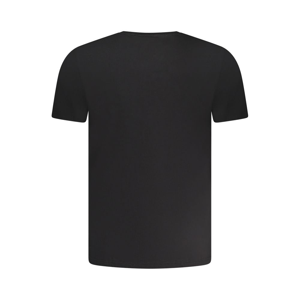 Aeronautica Militare Black Cotton Men's T-Shirt - Luxe Nova