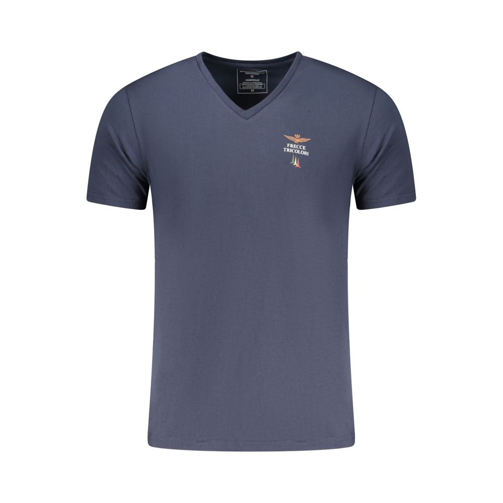 Aeronautica Militare Blu Cotton Men's T-Shirt - Luxe Nova