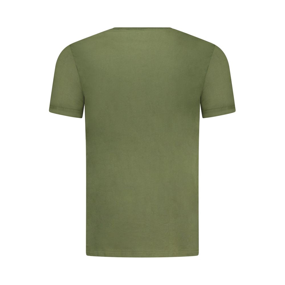 Aeronautica Militare Verde Cotton Mens Underwear Shirt - Luxe Nova
