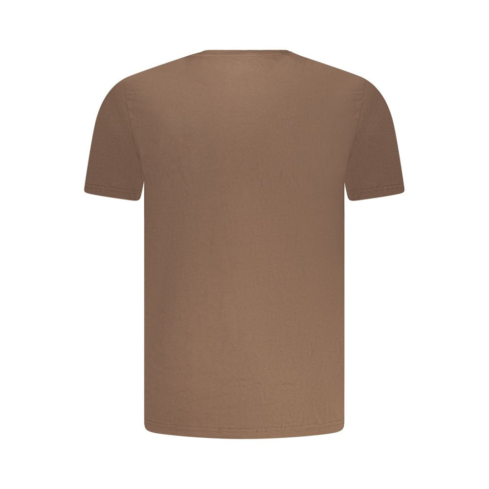 Aeronautica Militare Marrone Cotton Men's T-Shirt - Luxe Nova