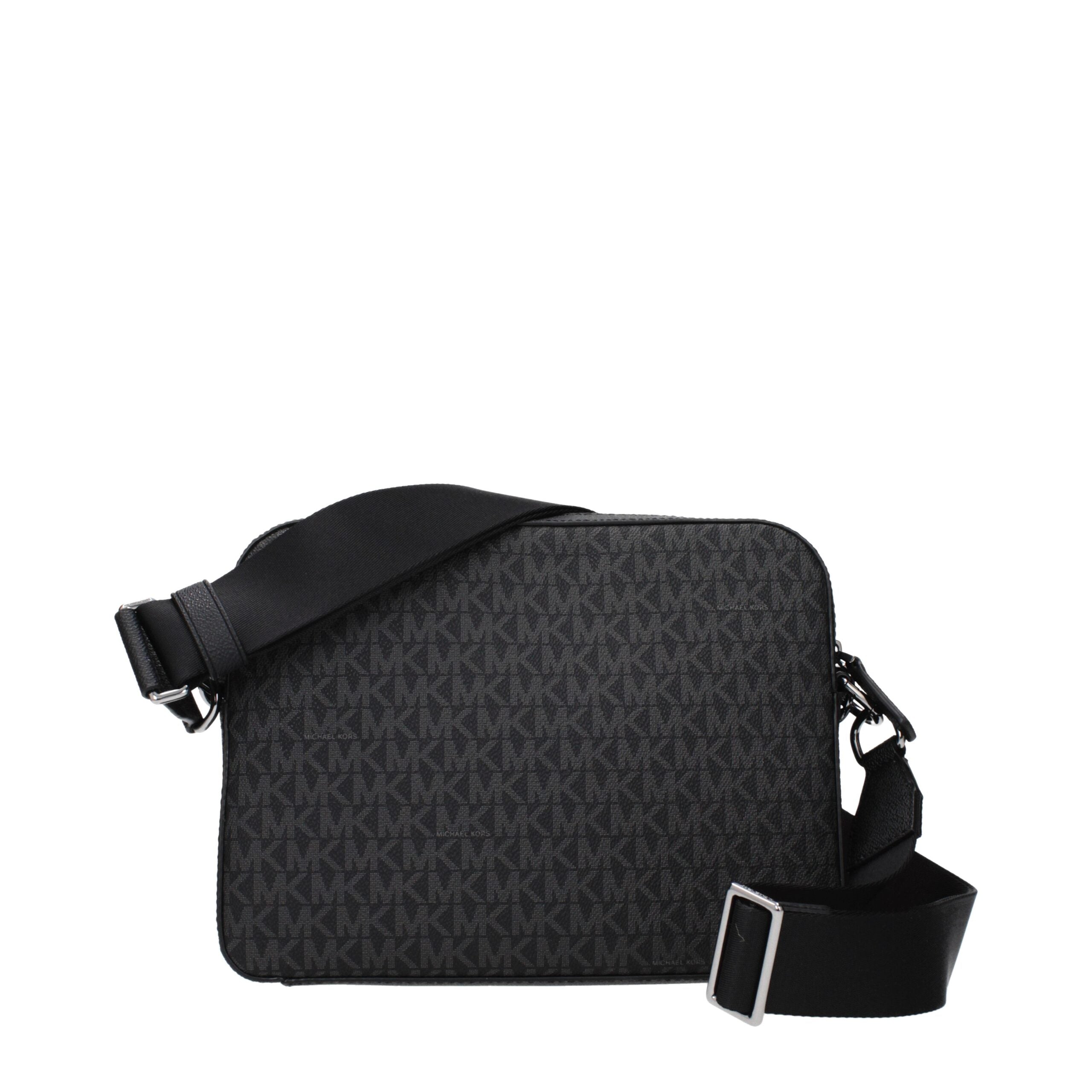 Michael Kors Black Fabric Crossbody Bag