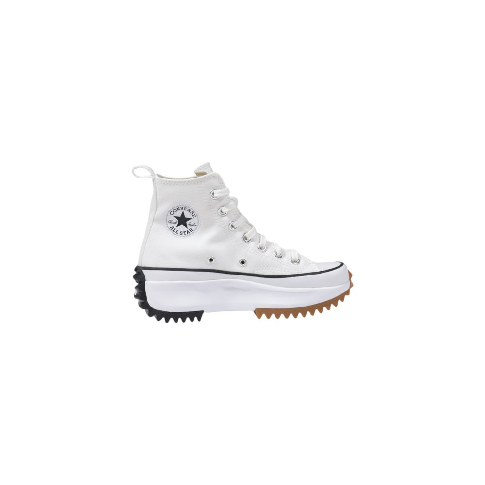 Converse White Fabric High Top Sneakers - Luxe Nova