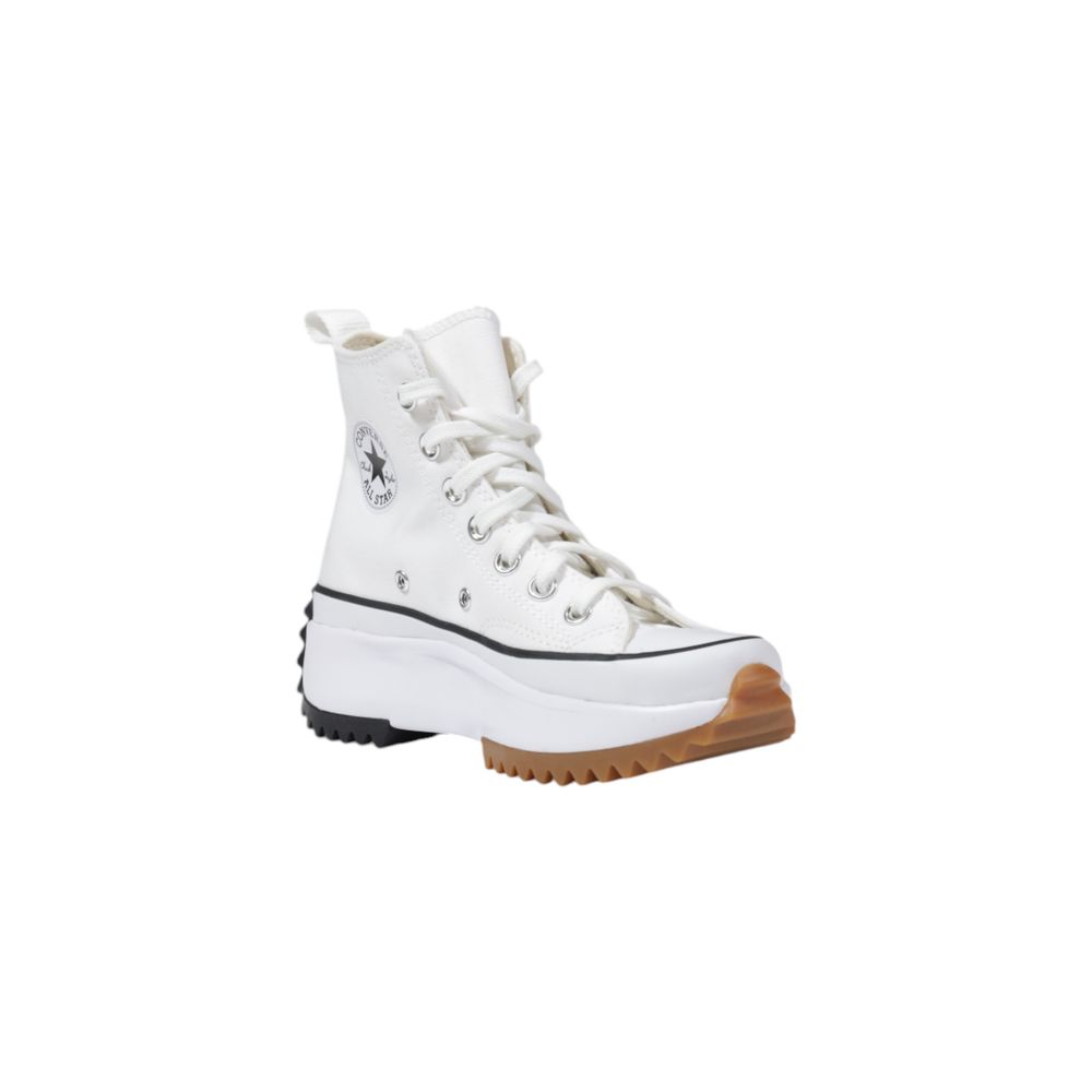 Converse White Fabric High Top Sneakers - Luxe Nova
