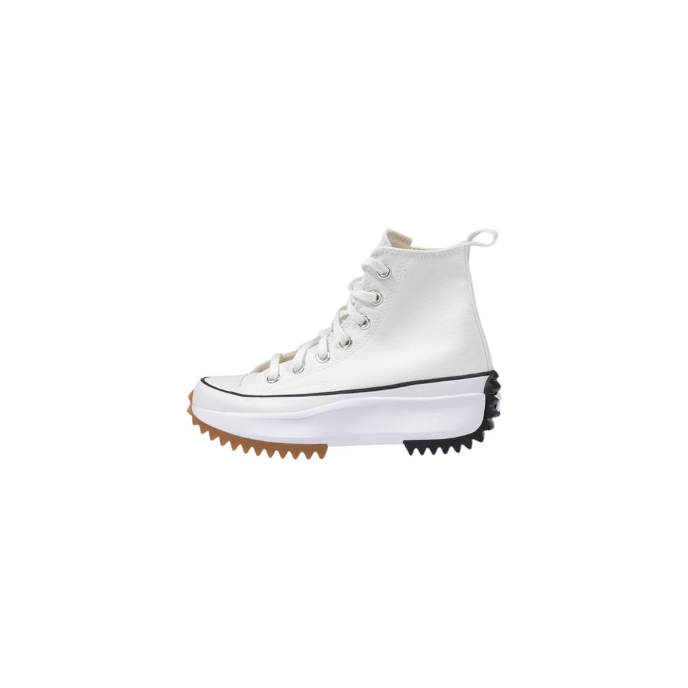 Converse White Fabric High Top Sneakers - Luxe Nova