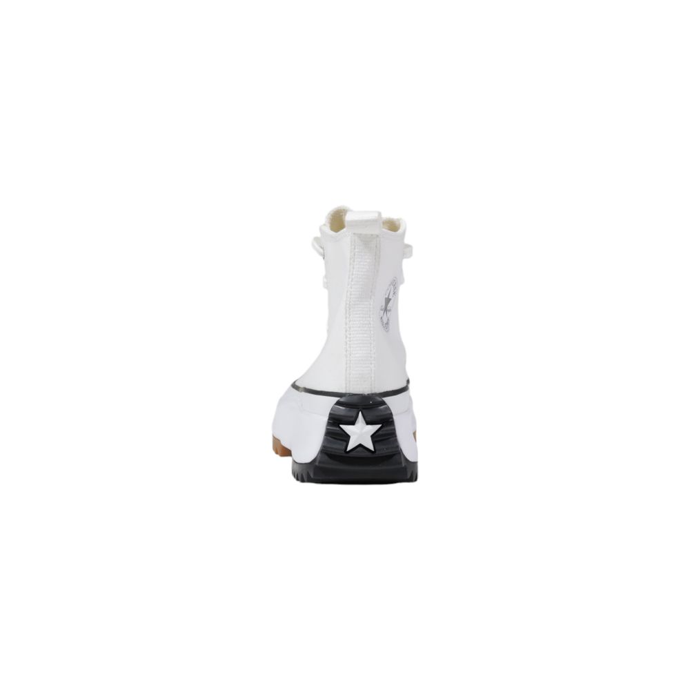 Converse White Fabric High Top Sneakers - Luxe Nova