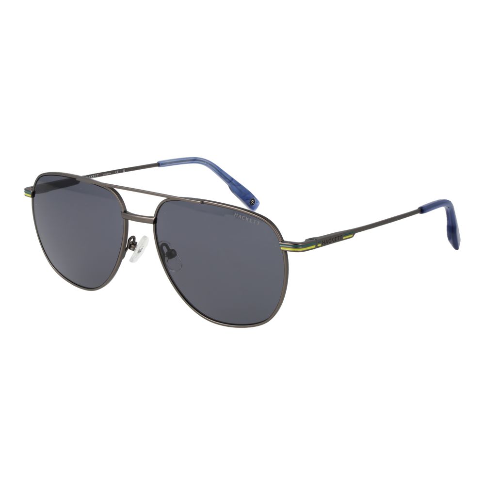 Hackett Gray Metal Sunglasses - Luxe Nova