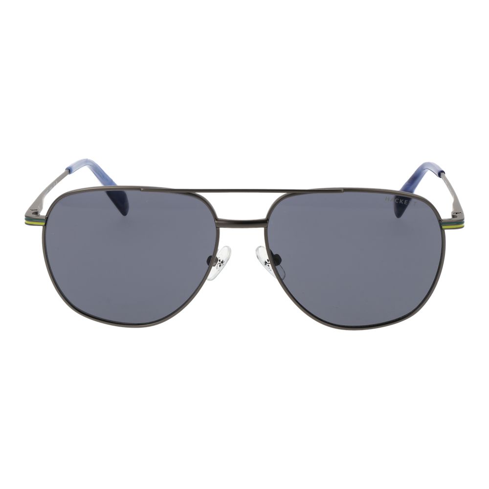 Hackett Gray Metal Sunglasses - Luxe Nova