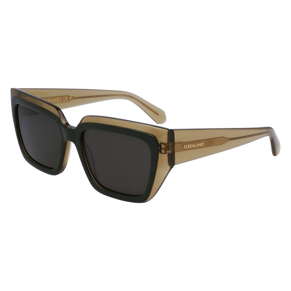 Ferragamo Bicolor Acetate Sunglasses
