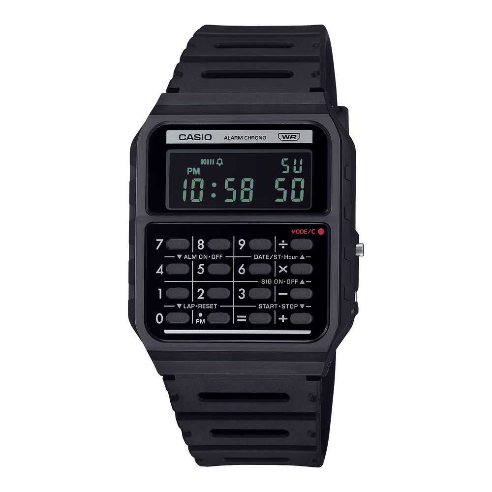 Casio Black Resin Digital Watch - Luxe Nova