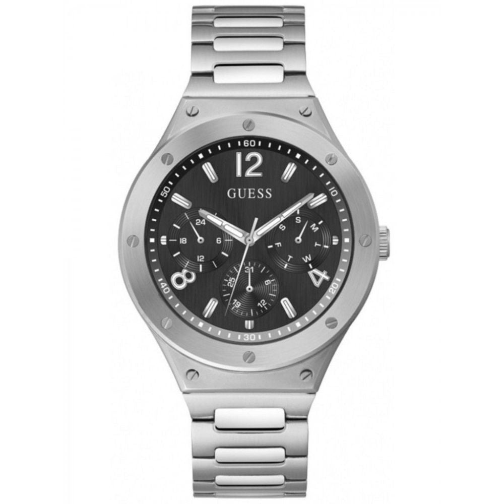 Guess Gray Stainless Steel Dress Watch - Luxe Nova