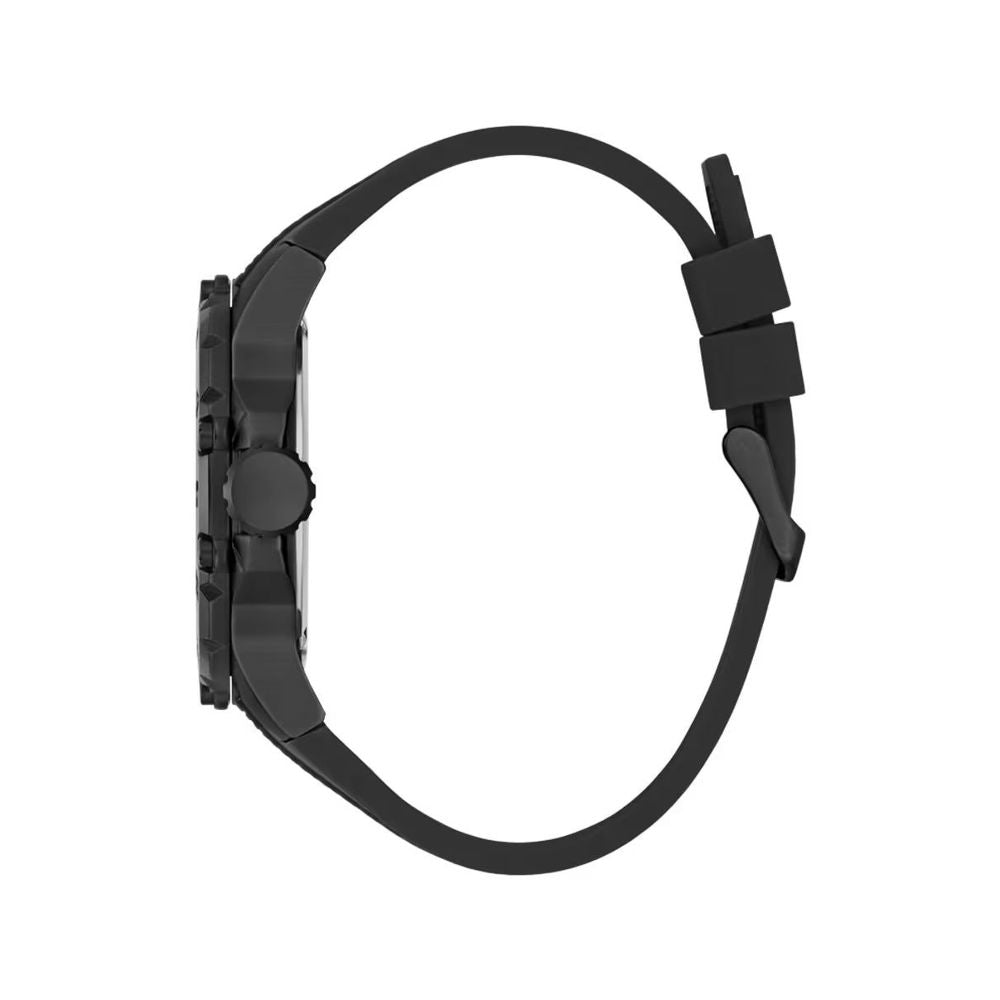Guess Black Stainless Steel Sport Watch - Luxe Nova