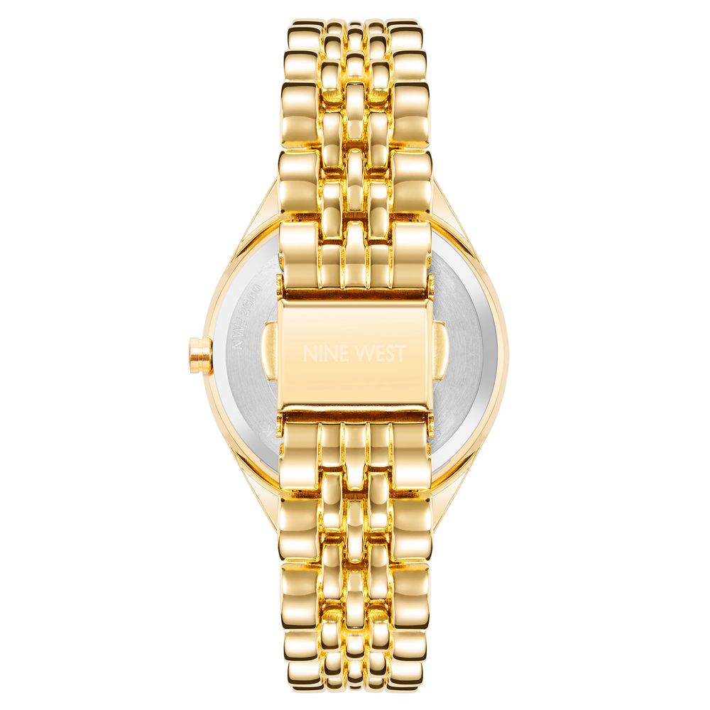 Nine West Gold Metal Dress Watch - Luxe Nova