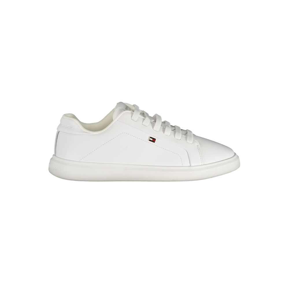 Tommy Hilfiger Bianco Polyurethane Women Sneaker - Luxe Nova