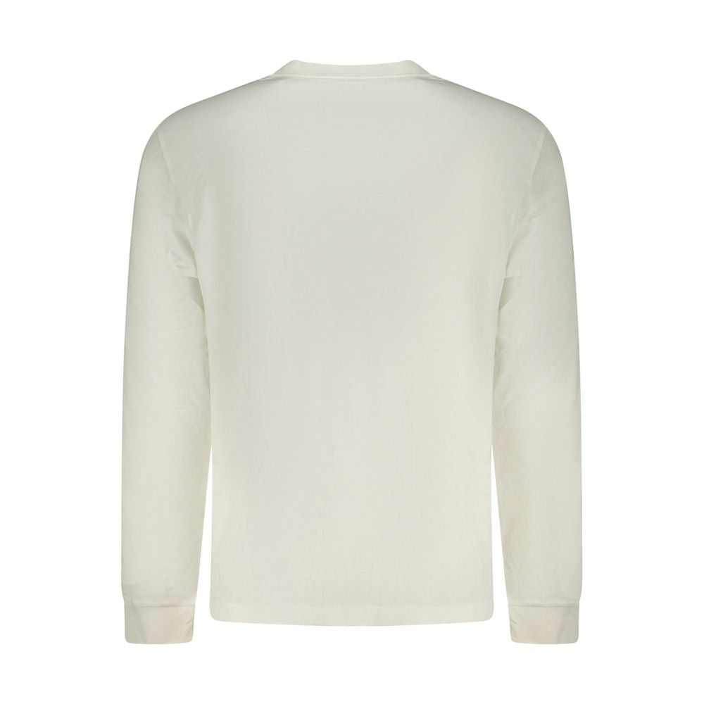 Calvin Klein White Cotton Men T-Shirt - Luxe Nova