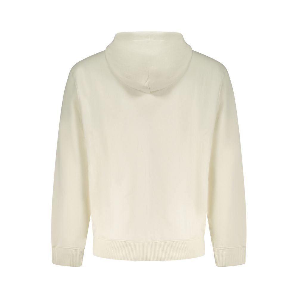 Calvin Klein White Cotton Men's Hoodie - Luxe Nova