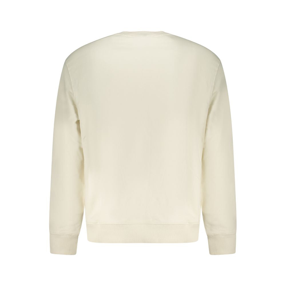 Calvin Klein White Cotton Mens Sweatshirt - Luxe Nova