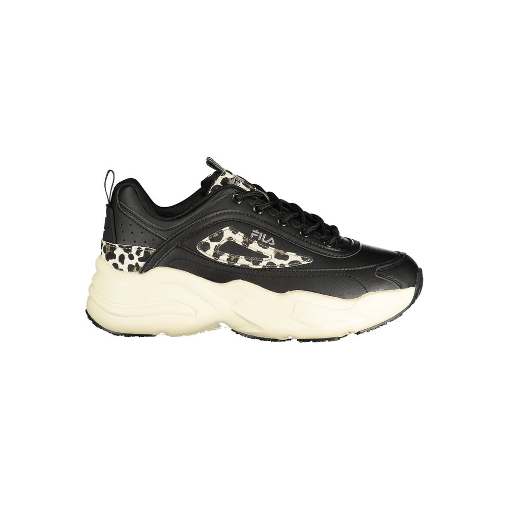 Fila Black Polyurethane Women Sneaker - Luxe Nova