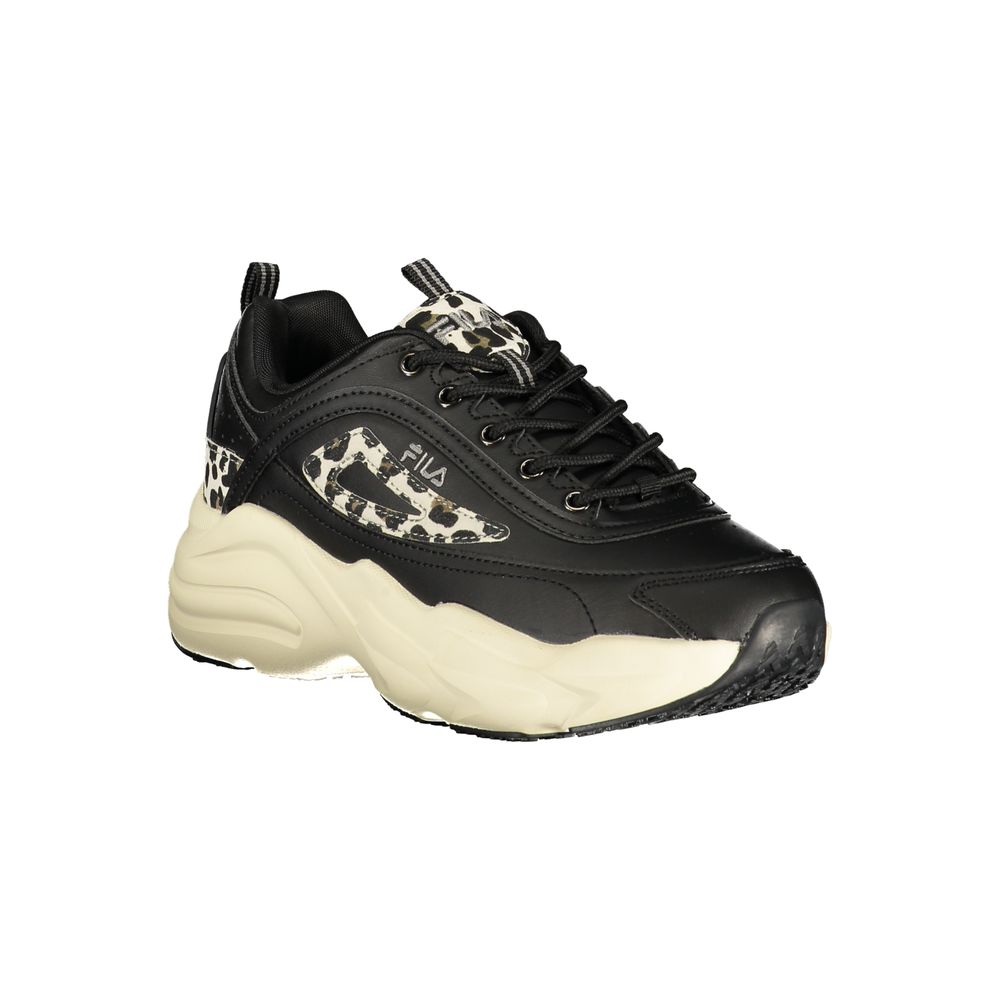 Fila Black Polyurethane Women Sneaker - Luxe Nova