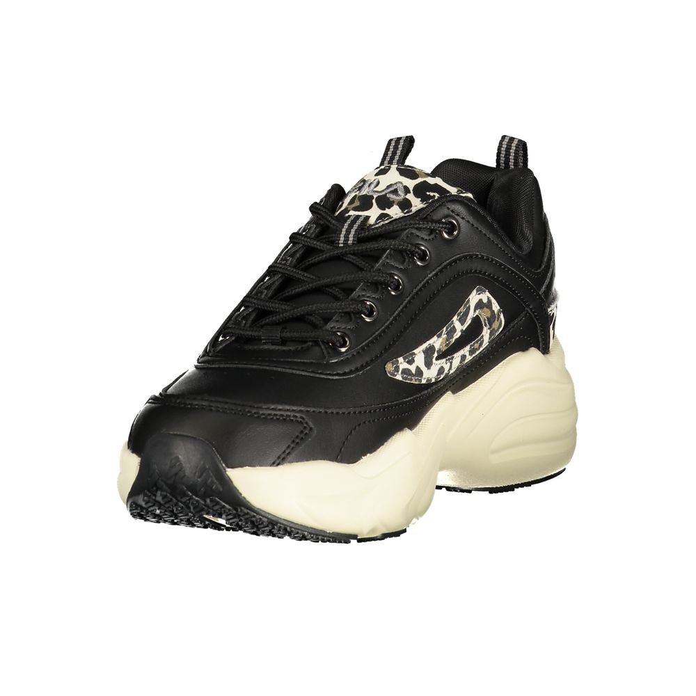 Fila Black Polyurethane Women Sneaker - Luxe Nova