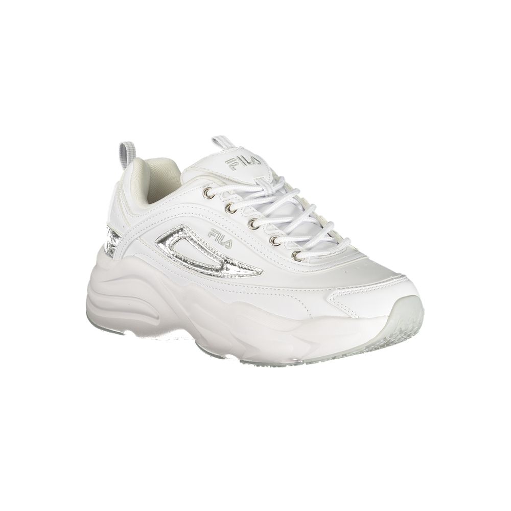 Fila White Polyurethane Women Sneaker - Luxe Nova