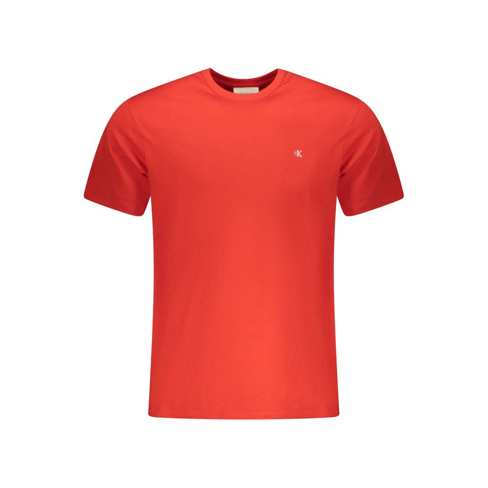 Calvin Klein Rosso Cotton Mens T-Shirt - Luxe Nova