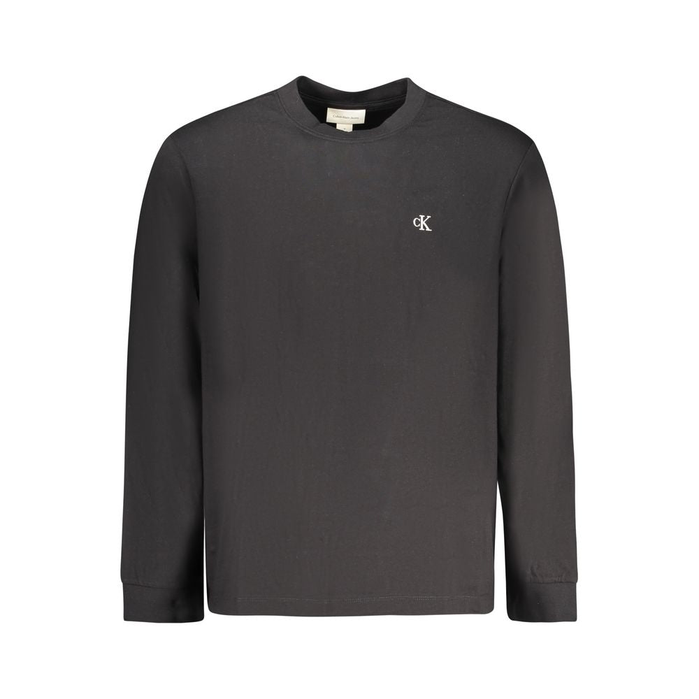 Calvin Klein Black Cotton Men T-Shirt - Luxe Nova
