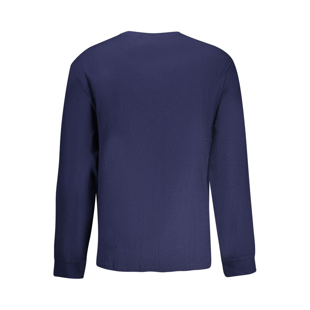 Calvin Klein Blu Cotton Mens Sweater - Luxe Nova