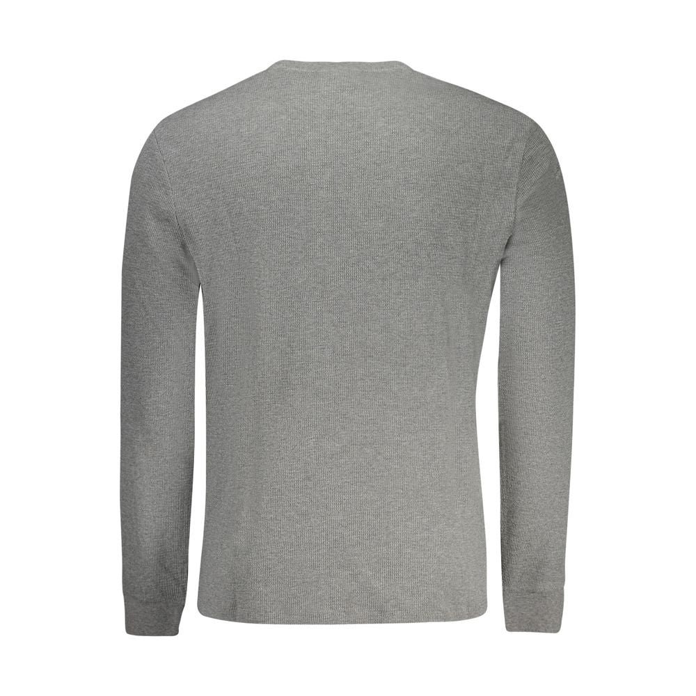 Calvin Klein Grigio Cotton Men Sweater - Luxe Nova
