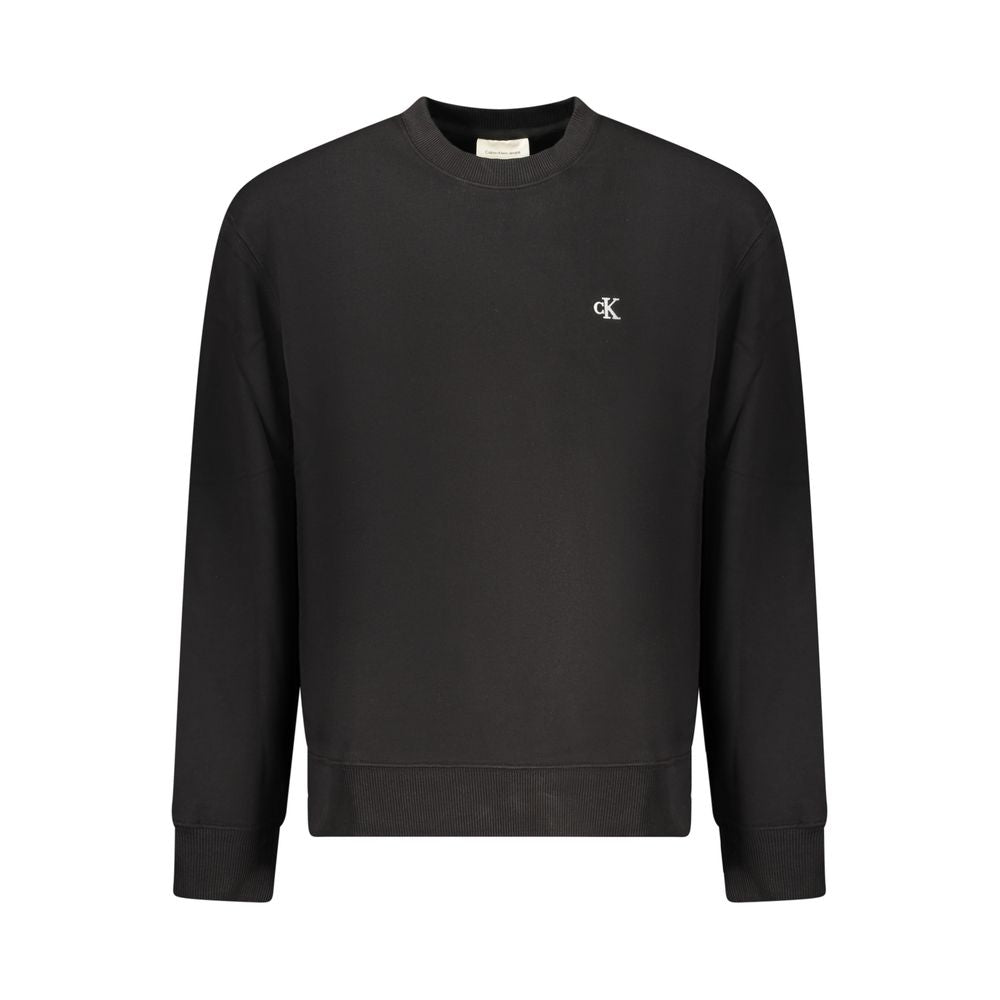 Calvin Klein Black Cotton Men's Sweatshirt - Luxe Nova