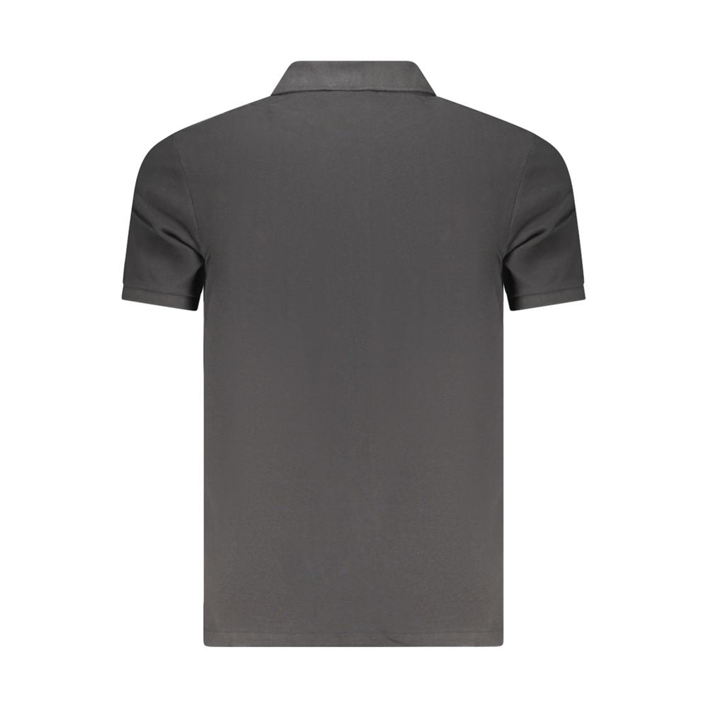 Calvin Klein Black Cotton Men Polo - Luxe Nova