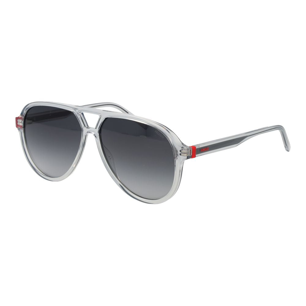 Hugo Boss Gray Stainless Steel Sunglasses - Luxe Nova