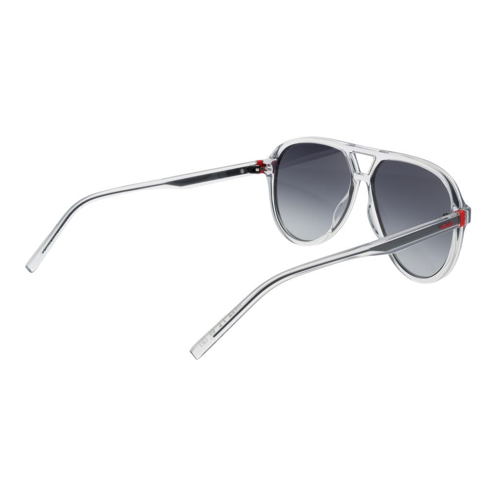 Hugo Boss Gray Stainless Steel Sunglasses - Luxe Nova
