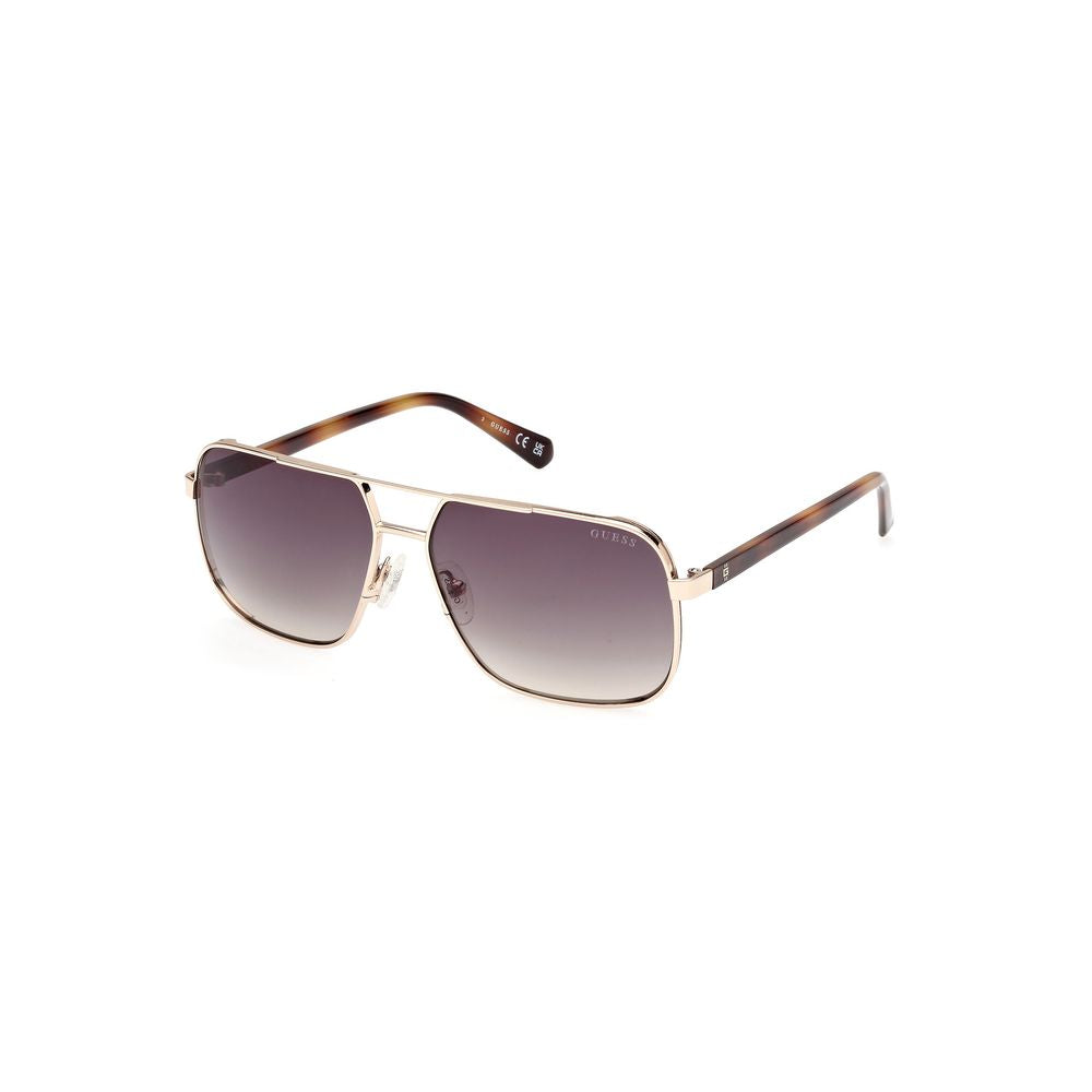 Guess Gold Metal Sunglasses - Luxe Nova