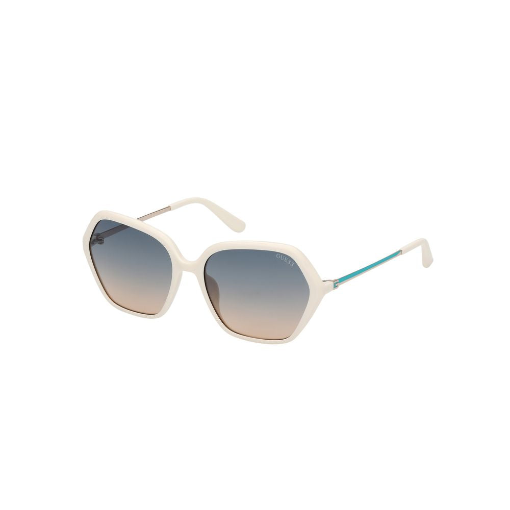 Guess White Resin Sunglasses - Luxe Nova
