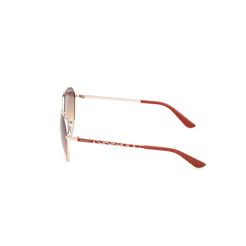 Guess Gold Metal Sunglasses