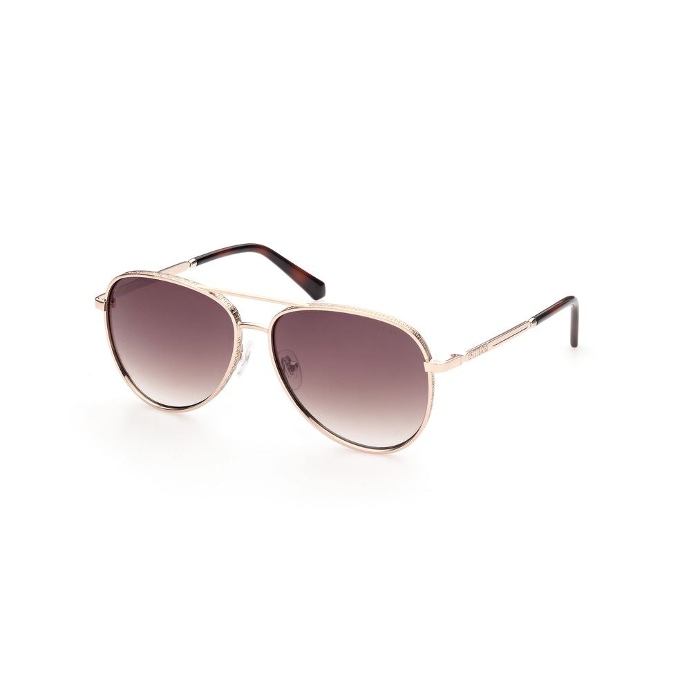 Guess Gold Metal Sunglasses - Luxe Nova
