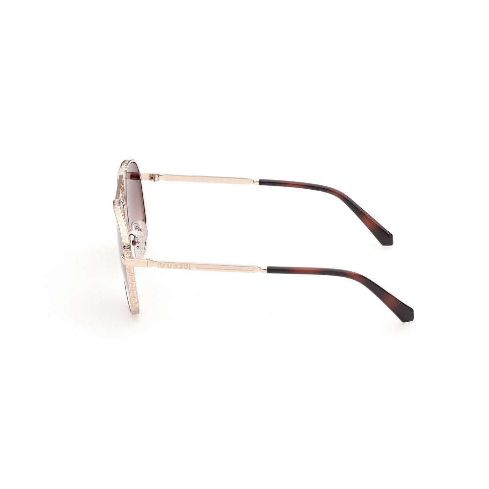 Guess Gold Metal Sunglasses - Luxe Nova